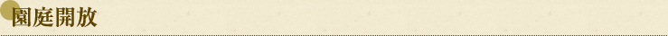 園庭開放
